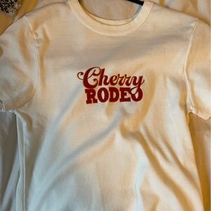 Cherry LA baby tee